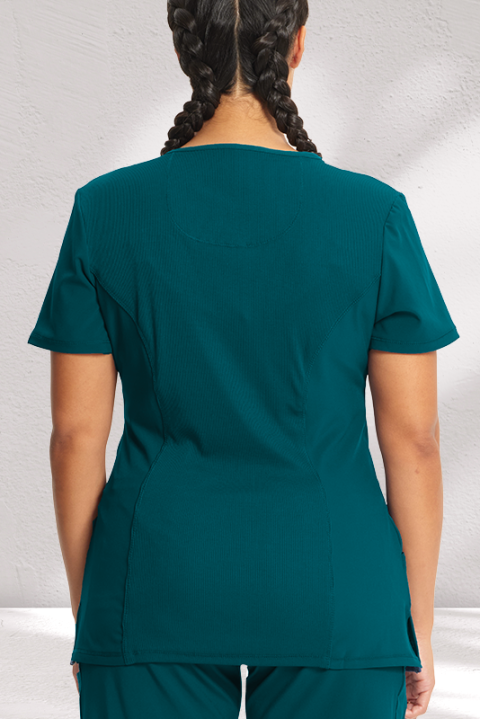 MOCK WRAP TOP - CKE2625A MOCK WRAP TOP - CKE2625A