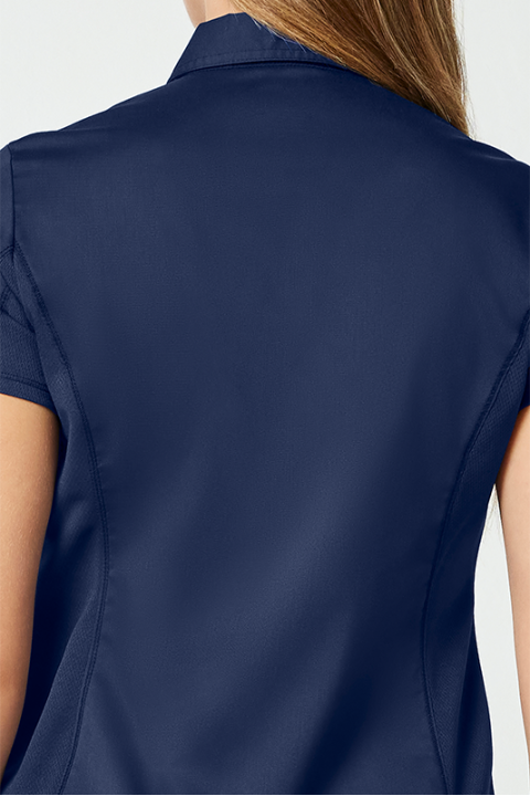 SNAP FRONT POLO SHIRT - WWE698