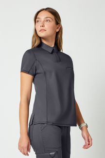 SNAP FRONT POLO SHIRT - WWE698