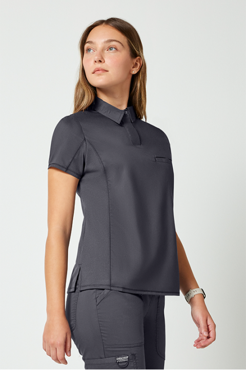 SNAP FRONT POLO SHIRT - WWE698