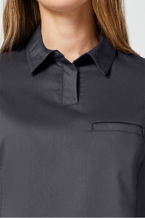 SNAP FRONT POLO SHIRT - WWE698