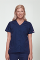 SNAP FRONT V-NECK TOP - WWE4770