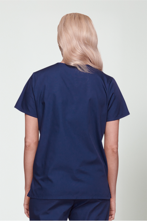 SNAP FRONT V-NECK TOP - WWE4770