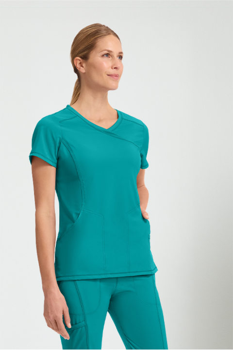 MOCK WRAP TOP - CKE2625A