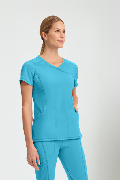MOCK WRAP TOP - CKE2625A