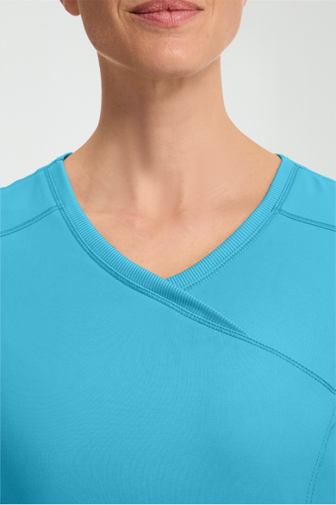 MOCK WRAP TOP - CKE2625A