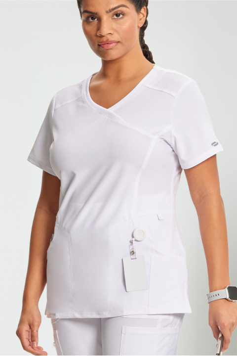MOCK WRAP TOP - CKE2625A