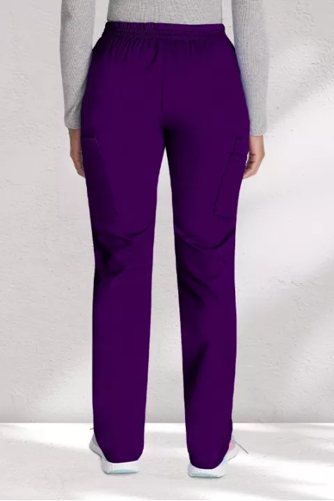 NATURAL RISE PULL-ON CARGO TROUSER - DKE86106 NATURAL RISE PULL-ON CARGO TROUSER - DKE86106