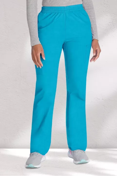 NATURAL RISE PULL-ON CARGO TROUSER - DKE86106 NATURAL RISE PULL-ON CARGO TROUSER - DKE86106