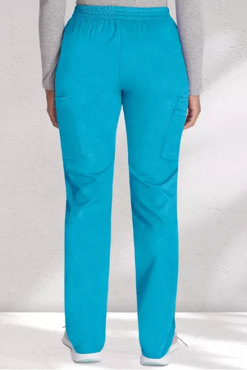 NATURAL RISE PULL-ON CARGO TROUSER - DKE86106 NATURAL RISE PULL-ON CARGO TROUSER - DKE86106