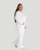 Mid Rise Straight Leg Drawstring Pant
