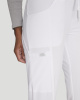 Broek Halfhoge Taille Rechte Pijp met Trekkoord Dames