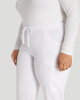 Mid Rise Straight Leg Drawstring Pant