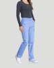 Mid Rise Tapered Leg Pull-on Pant