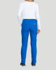 Broek Mid Rise Tapered Leg Pull-on Dames