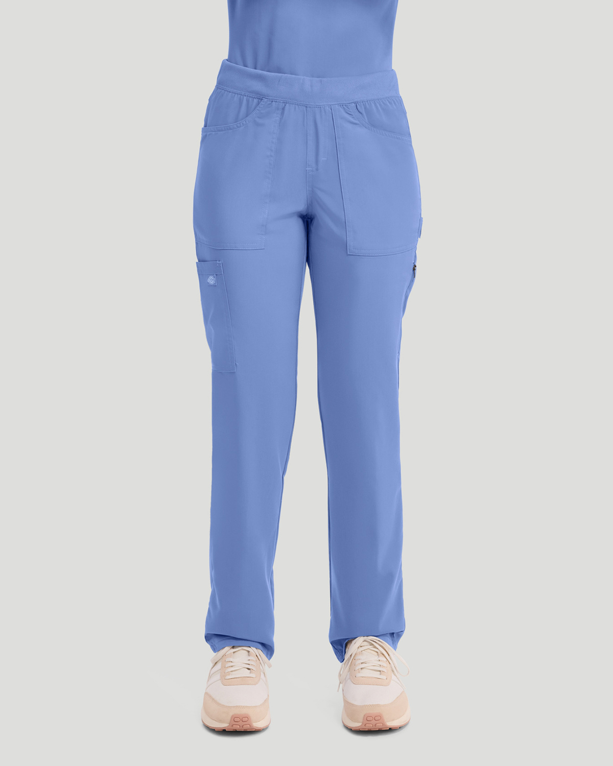 Broek Mid Rise Tapered Leg Pull-On Dames