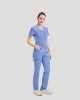 Mid Rise Tapered Leg Pull-on Pant
