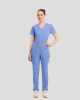 Broek Mid Rise Tapered Leg Pull-On Dames