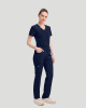 Mid Rise Tapered Leg Pull-on Pant