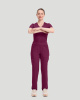 Broek Mid Rise Tapered Leg Pull-On Dames