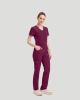 Mid Rise Tapered Leg Pull-on Pant