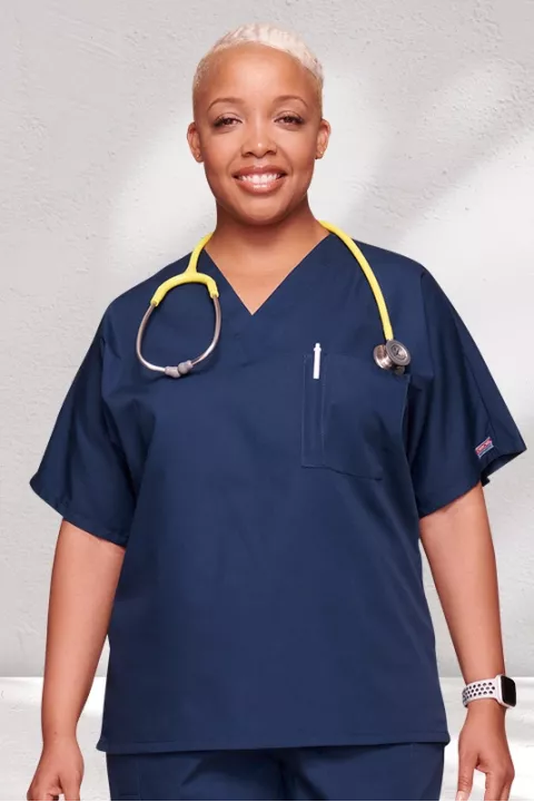 UNISEX V-NECK TUNIC - WWE4777 UNISEX V-NECK TUNIC - WWE4777