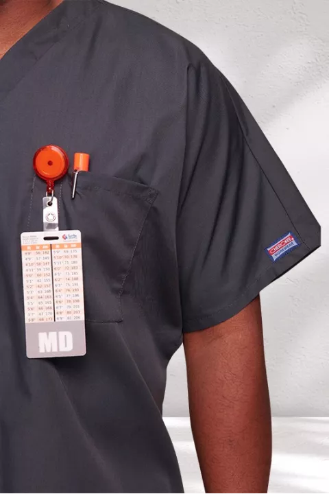 UNISEX V-NECK TUNIC - WWE4777 UNISEX V-NECK TUNIC - WWE4777