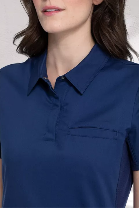 SNAP FRONT POLO SHIRT - WWE698 SNAP FRONT POLO SHIRT - WWE698