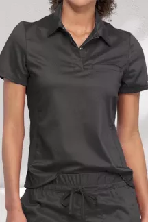 SNAP FRONT POLO SHIRT - WWE698