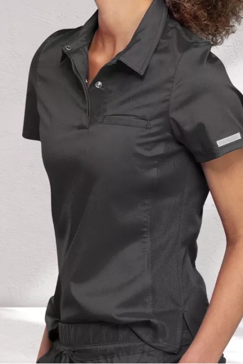 SNAP FRONT POLO SHIRT - WWE698 SNAP FRONT POLO SHIRT - WWE698