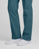 Mid Rise Slim Straight Drawstring Pant