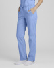 Mid Rise Slim Straight Drawstring Pant