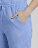 Broek Halfhoge Taille Slim Rechte Pijp