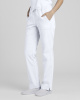 Mid Rise Slim Straight Drawstring Pant
