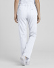 Mid Rise Slim Straight Drawstring Pant