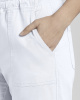 Broek Halfhoge Taille Slim Rechte Pijp