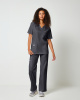 Top met V-hals Unisex