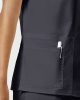 Top met V-hals Unisex