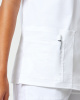 Top met V-hals Unisex