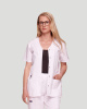Snap Front V-Neck Top