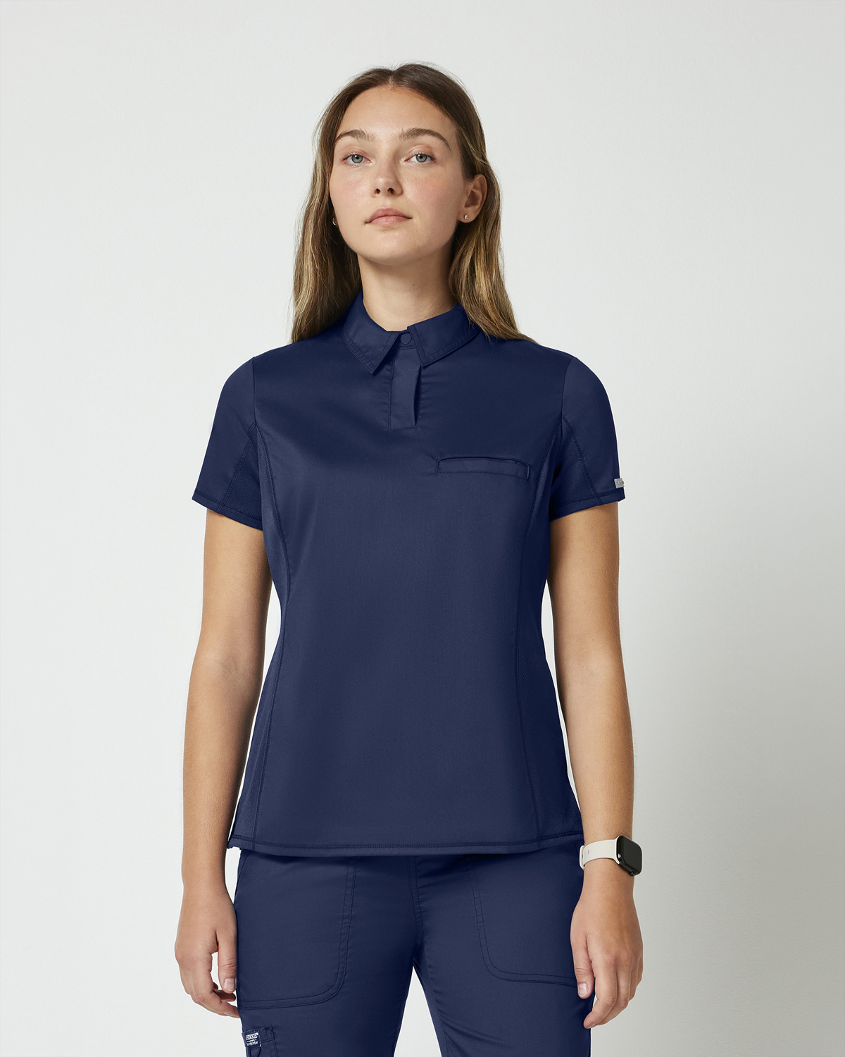 Tuckable Snap Front Polo Shirt