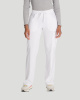 Mid rise straight leg drawstring