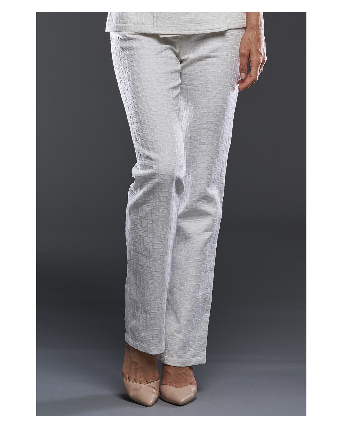 Lima Jaquard Easy-care - Pantalon femme