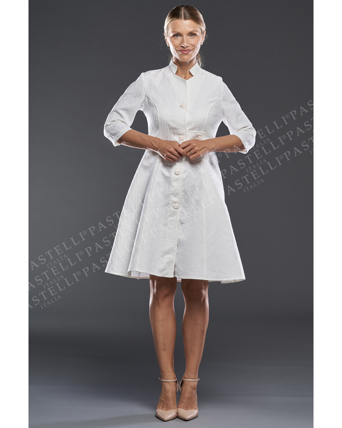 Tajik Jaquard easy-care - Doktersjas dames