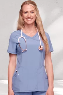 MOCK WRAP TOP - CKE2625A