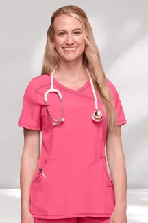 MOCK WRAP TOP - CKE2625A