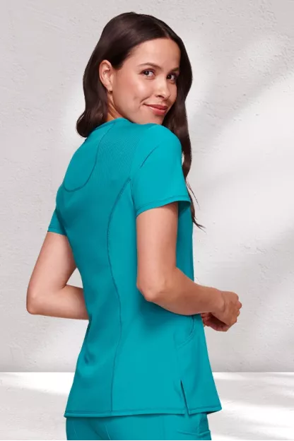 MOCK WRAP TOP - CKE2625A MOCK WRAP TOP - CKE2625A