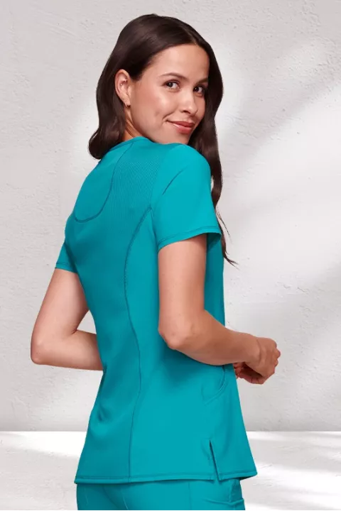 MOCK WRAP TOP - CKE2625A MOCK WRAP TOP - CKE2625A