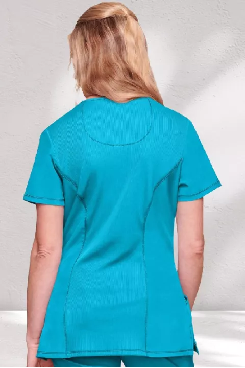 MOCK WRAP TOP - CKE2625A MOCK WRAP TOP - CKE2625A