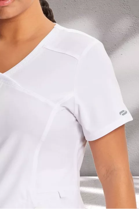 MOCK WRAP TOP - CKE2625A MOCK WRAP TOP - CKE2625A